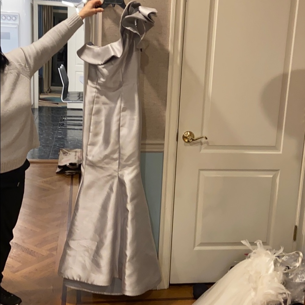 Silver lazaro gown